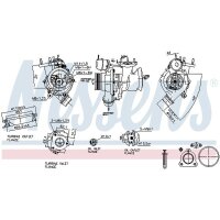 NISSENS 93526 Lader, Aufladung