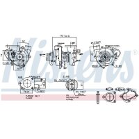 NISSENS 93639 Lader, Aufladung