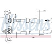NISSENS 207017 Sensor, Kühlmitteltemperatur