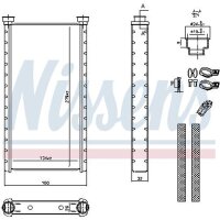 NISSENS 70235 Wärmetauscher, Innenraumheizung