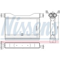 NISSENS 70528 Wärmetauscher, Innenraumheizung