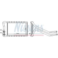 NISSENS 707073 Wärmetauscher, Innenraumheizung