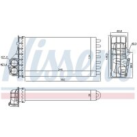 NISSENS 707091 Wärmetauscher, Innenraumheizung