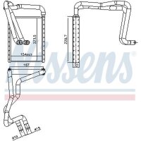 NISSENS 707179 Wärmetauscher, Innenraumheizung