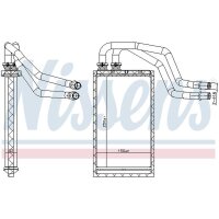 NISSENS 707215 Wärmetauscher, Innenraumheizung