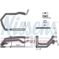 NISSENS 707222 Wärmetauscher, Innenraumheizung