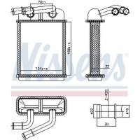 NISSENS 707313 Wärmetauscher, Innenraumheizung