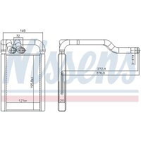 NISSENS 707324 Wärmetauscher, Innenraumheizung