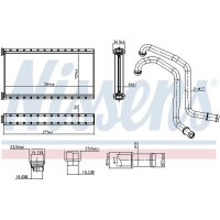 NISSENS 707367 Wärmetauscher, Innenraumheizung