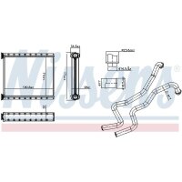 NISSENS 707368 Wärmetauscher, Innenraumheizung