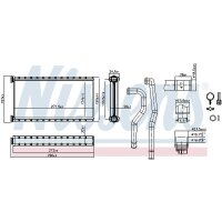 NISSENS 707403 Wärmetauscher, Innenraumheizung