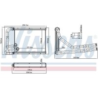 NISSENS 707410 Wärmetauscher, Innenraumheizung