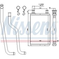 NISSENS 70978 Wärmetauscher, Innenraumheizung