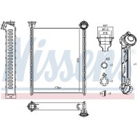 NISSENS 71162 Wärmetauscher, Innenraumheizung