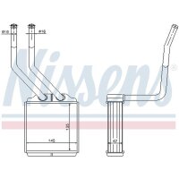 NISSENS 71776 Wärmetauscher, Innenraumheizung