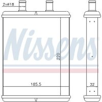 NISSENS 71817 Wärmetauscher, Innenraumheizung