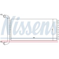 NISSENS 72037 Wärmetauscher, Innenraumheizung