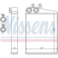NISSENS 72046 Wärmetauscher, Innenraumheizung