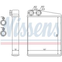 NISSENS 72047 Wärmetauscher, Innenraumheizung