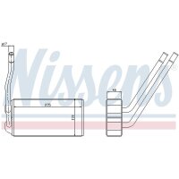 NISSENS 73000 Wärmetauscher, Innenraumheizung