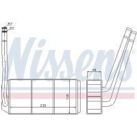 NISSENS 73001 Wärmetauscher, Innenraumheizung
