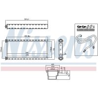 NISSENS 73002 Wärmetauscher, Innenraumheizung