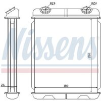 NISSENS 73341 Wärmetauscher, Innenraumheizung