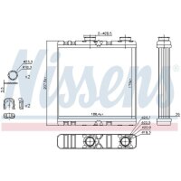 NISSENS 73342 Wärmetauscher, Innenraumheizung