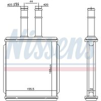 NISSENS 73999 Wärmetauscher, Innenraumheizung
