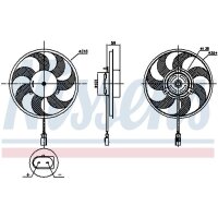 NISSENS 850030 Lüfter, Motorkühlung