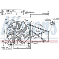 NISSENS 85185 Lüfter, Motorkühlung
