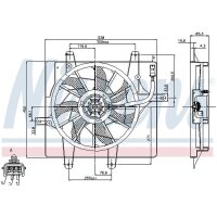 NISSENS 85289 Lüfter, Motorkühlung
