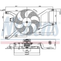 NISSENS 85714 Lüfter, Motorkühlung