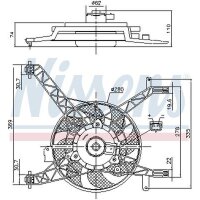 NISSENS 85751 Lüfter, Motorkühlung