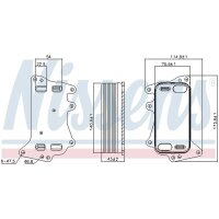 NISSENS 90903 Ölkühler, Automatikgetriebe