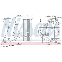 NISSENS 91202 Ölkühler, Motoröl