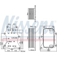 NISSENS 91275 Ölkühler, Motoröl