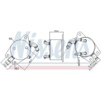 NISSENS 91291 Ölkühler, Automatikgetriebe