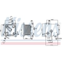 NISSENS 91294 Ölkühler, Automatikgetriebe