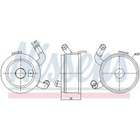 NISSENS 91371 Ölkühler, Motoröl