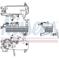 NISSENS 91480 Ölkühler, Automatikgetriebe