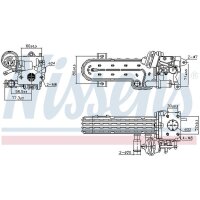 NISSENS 989413 Kühler, Abgasrückführung