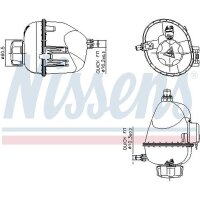 NISSENS 996317 Ausgleichsbehälter, Kühlmittel