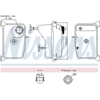 NISSENS 996353 Ausgleichsbehälter, Kühlmittel