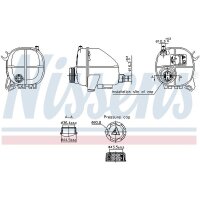 NISSENS 996357 Ausgleichsbehälter, Kühlmittel