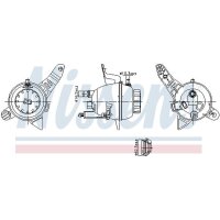 NISSENS 996390 Ausgleichsbehälter, Kühlmittel