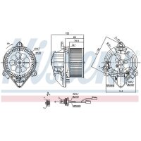 NISSENS 87053 Innenraumgebläse