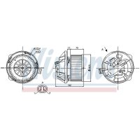 NISSENS 87065 Innenraumgebläse