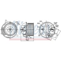 NISSENS 87072 Innenraumgebläse