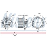 NISSENS 871012 Innenraumgebläse